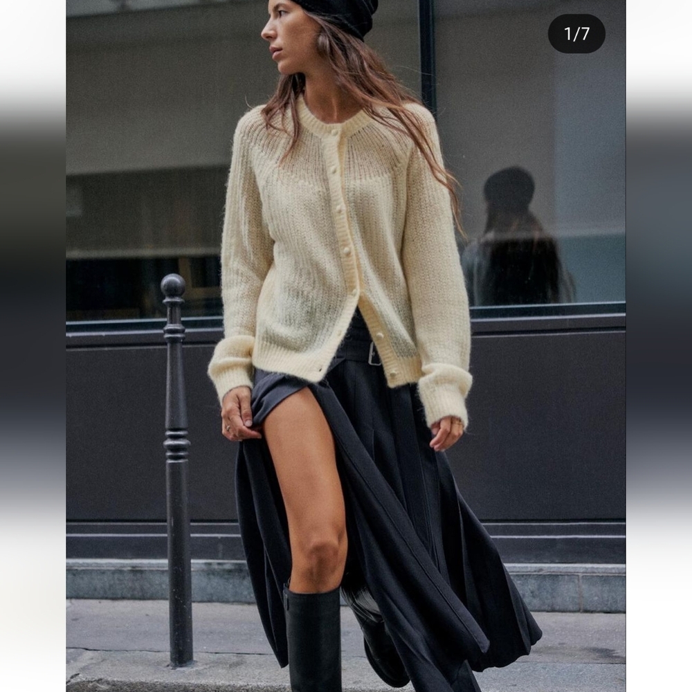BNWT! Zara buttoned knit caridgan